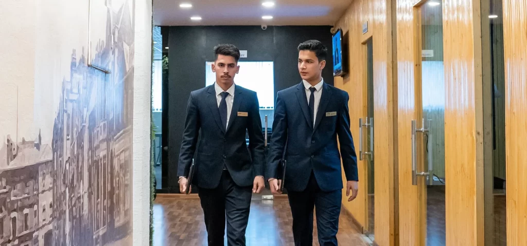Two Hotel Management Student