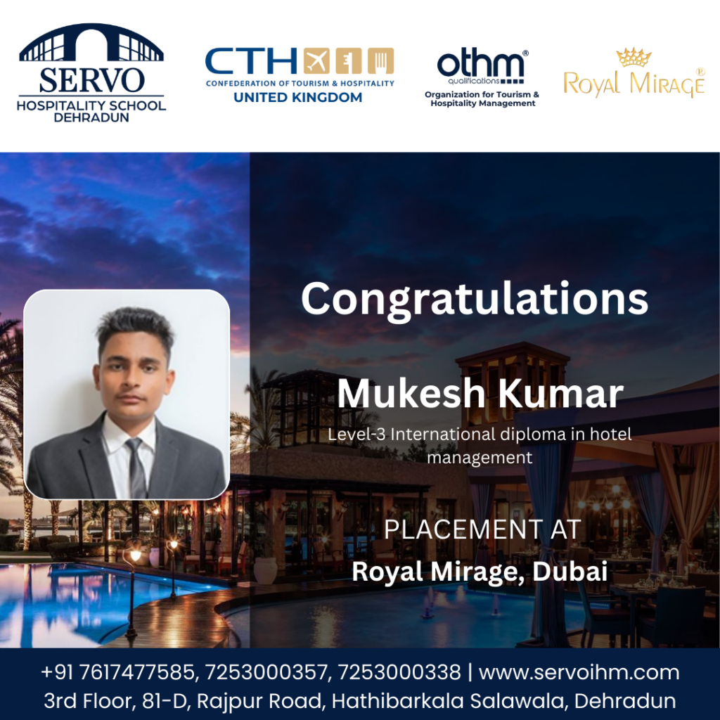 Hotel Management Placements