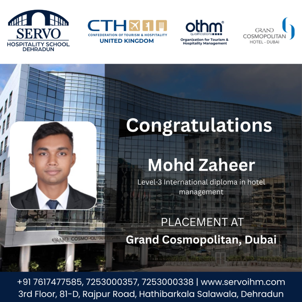 Hotel Management Placements