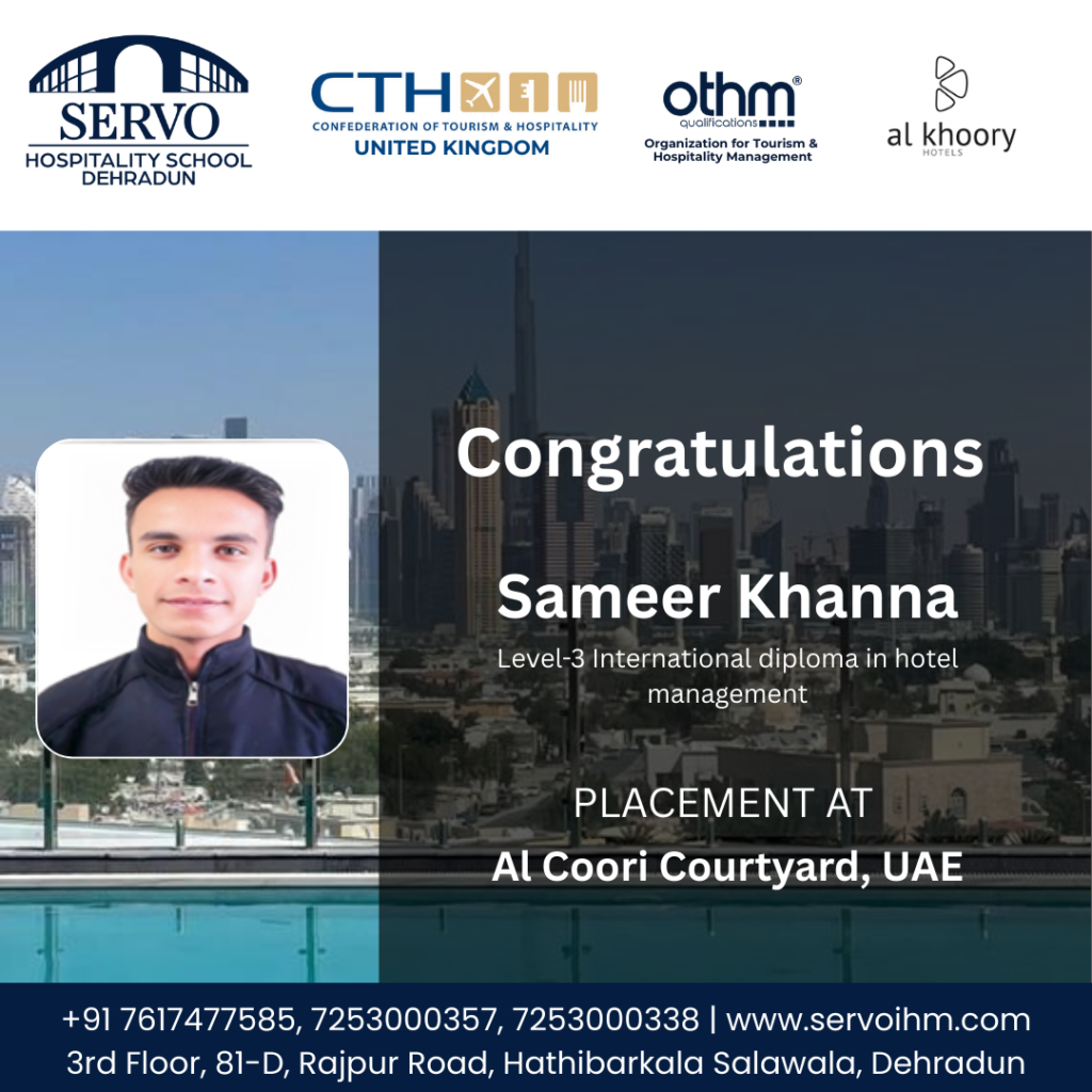 Hotel Management Placements