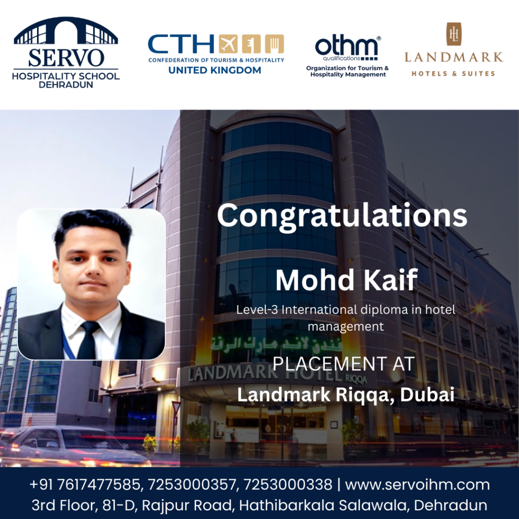 Hotel Management Placements