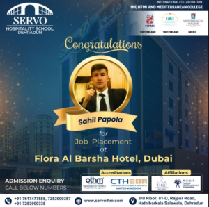 Diploma in Hospitality Management - Servo IHM