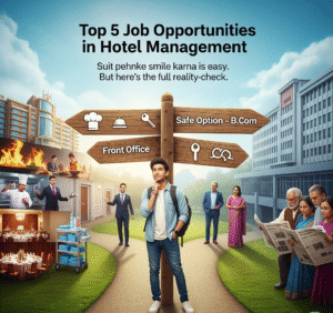 Explore the top 5 job opportunities in hotel management with real insights, career tips, and how the best HM institute in India can shape your future.