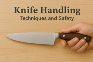 Knife handling tips
