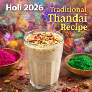 Thandai Recipe for Holi 2026 (Step-by-Step)