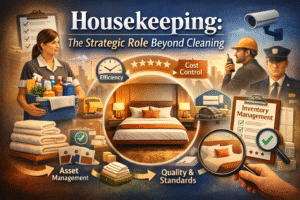 Housekeeping Operation Is Not Cleaning – It Is Strategic Control