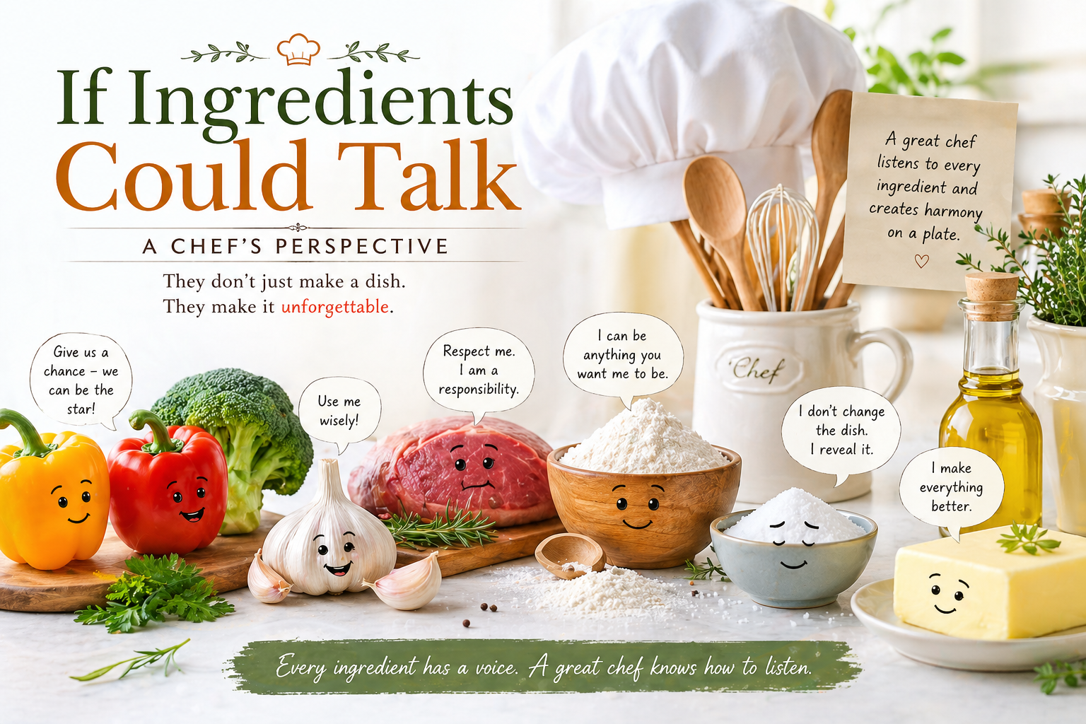 If Ingredients Could Talk